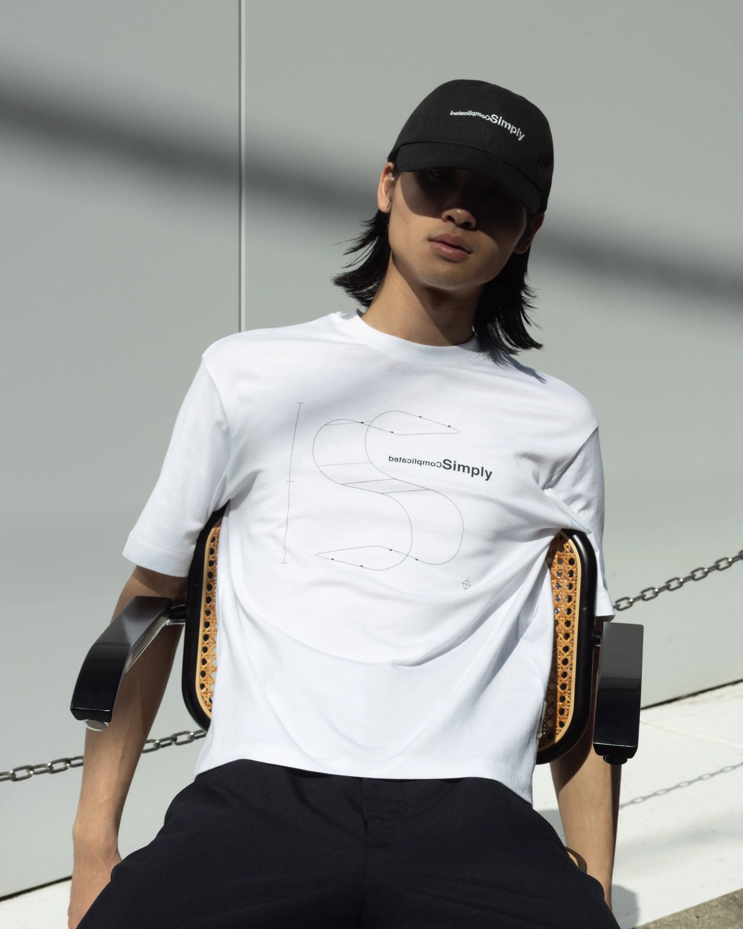 SimplyComplicated - CHAIR TEE - WHITE