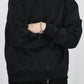 KANEMASA PHIL. - Ex. un Glittery Zip Sweat - BLACK