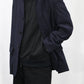 KANEMASA PHIL. - Ex. un Glittery Zip Sweat - BLACK