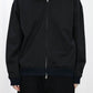KANEMASA PHIL. - Ex. un Glittery Zip Sweat - BLACK