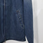 INSCRIRE - Used Denim Zip Up Blouson - DK.BLUE USED