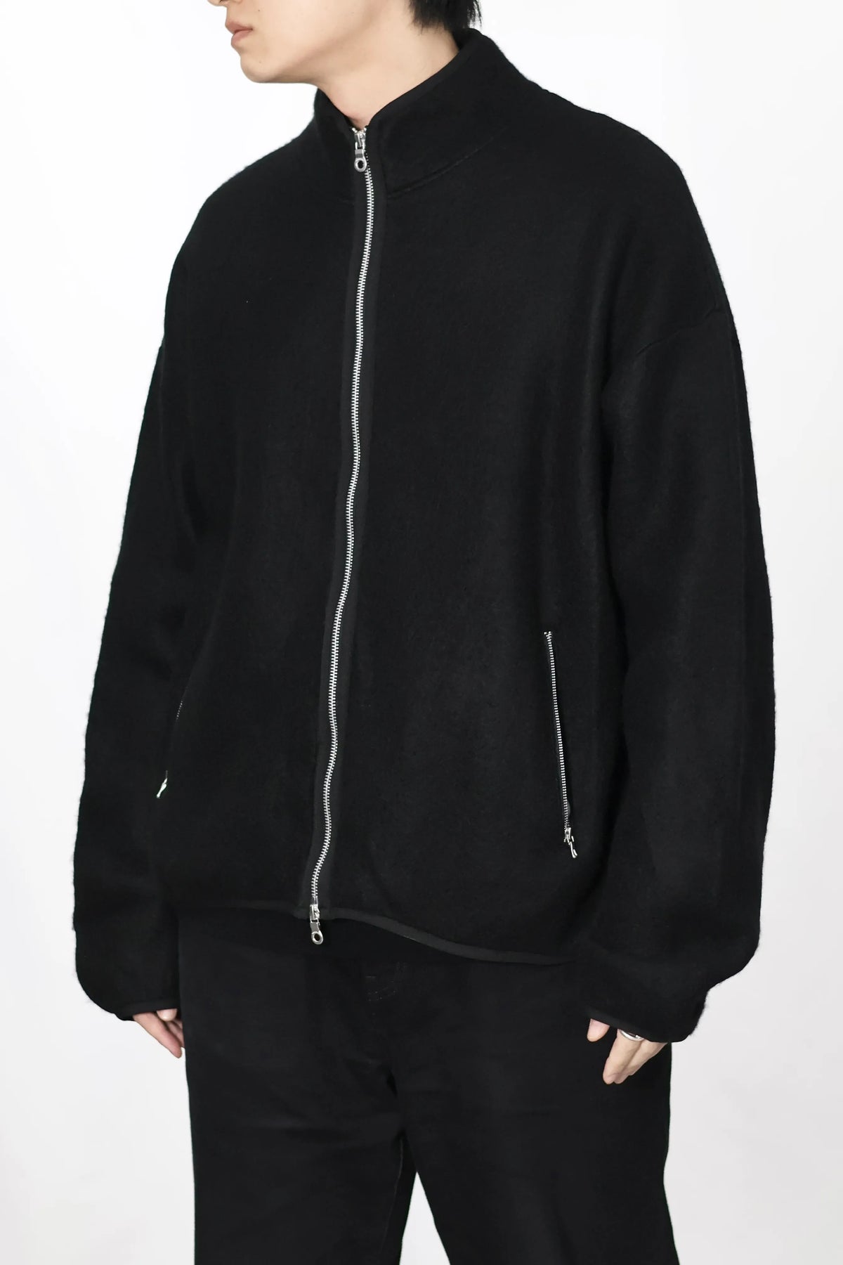 KANEMASA PHIL. - 5G×22G Cashmere Fur Blouson - BLACK