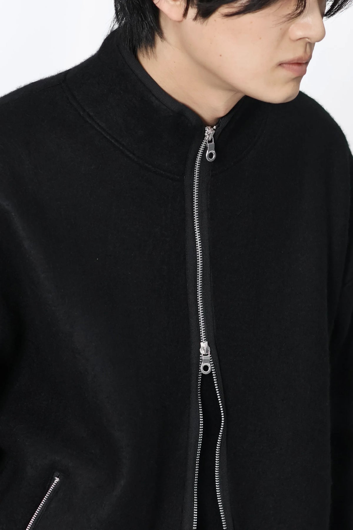 KANEMASA PHIL. - 5G×22G Cashmere Fur Blouson - BLACK