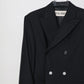 INSCRIRE - Wool Gabardine Double-Brested Jacket - BLACK