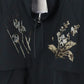 TANAKA - TRACK HALF COAT - BLACK(FLOWER)