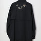 TANAKA - TRACK HALF COAT - BLACK(FLOWER)