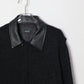 08sircus - Wool tweed coverall - BLACK