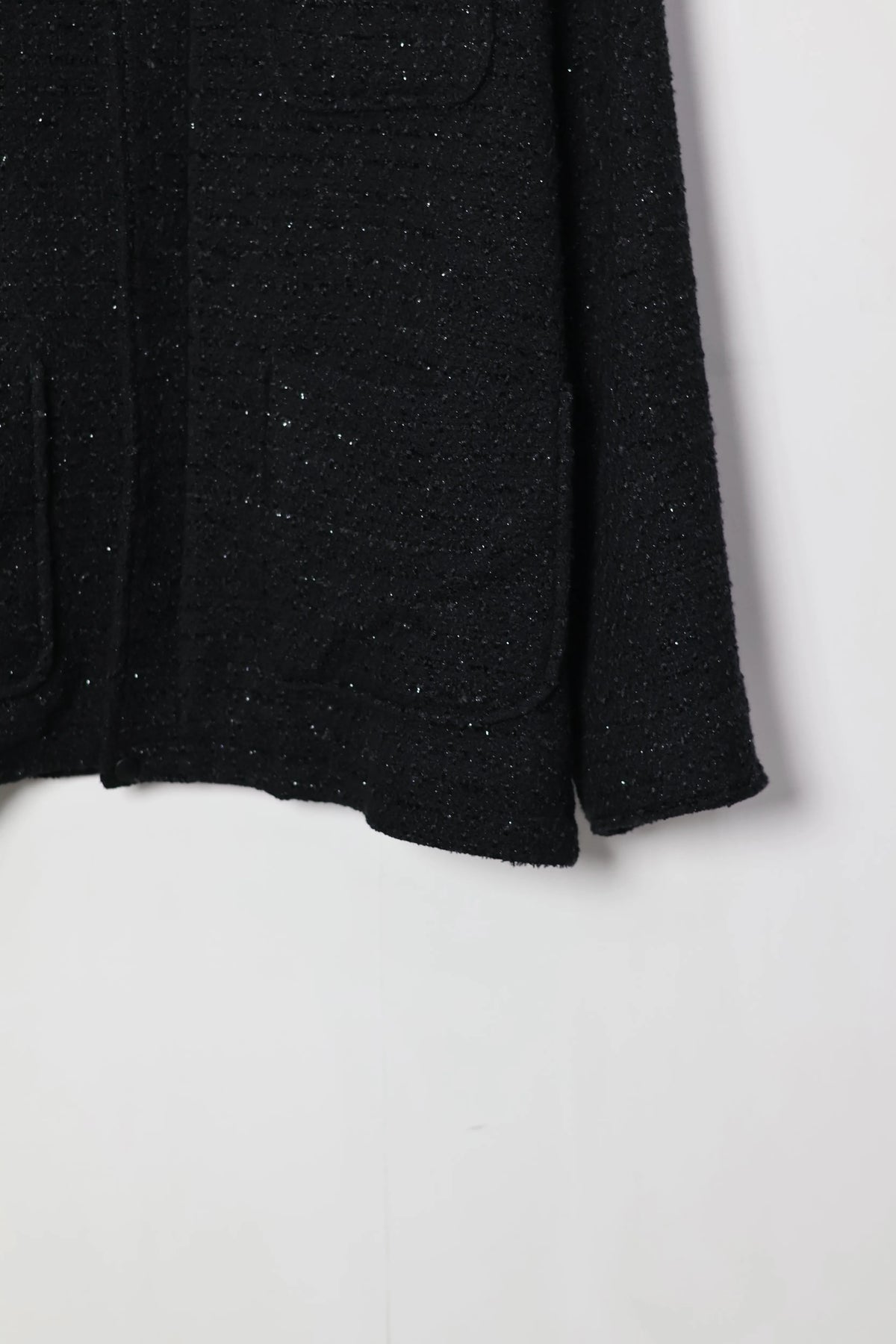 08sircus - Wool tweed coverall - BLACK
