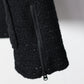 08sircus - Wool tweed coverall - BLACK