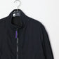 JOHN MASON SMITH / JANE SMITH - NYLON TASLAN REVERSIBLE SHELLED FLEECE JACKET - BLACK