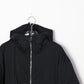 JOHN MASON SMITH / JANE SMITH - 40d NYLON TAFFETA TACTICAL ZIP BLOUSON - BLACK