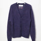 JOHN MASON SMITH / JANE SMITH - 5G BRUSHED JACQUARD CARDIGAN - PURPLE MIX