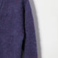 JOHN MASON SMITH / JANE SMITH - 5G BRUSHED JACQUARD CARDIGAN - PURPLE MIX