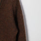 JOHN MASON SMITH / JANE SMITH - 5G BRUSHED JACQUARD CARDIGAN - BROWN MIX
