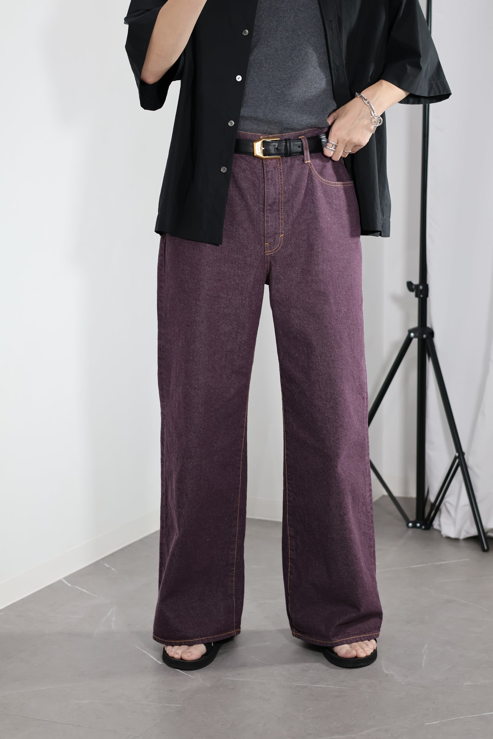 nakedgauge - COLOR DENIM ROBERTS - PURPLE