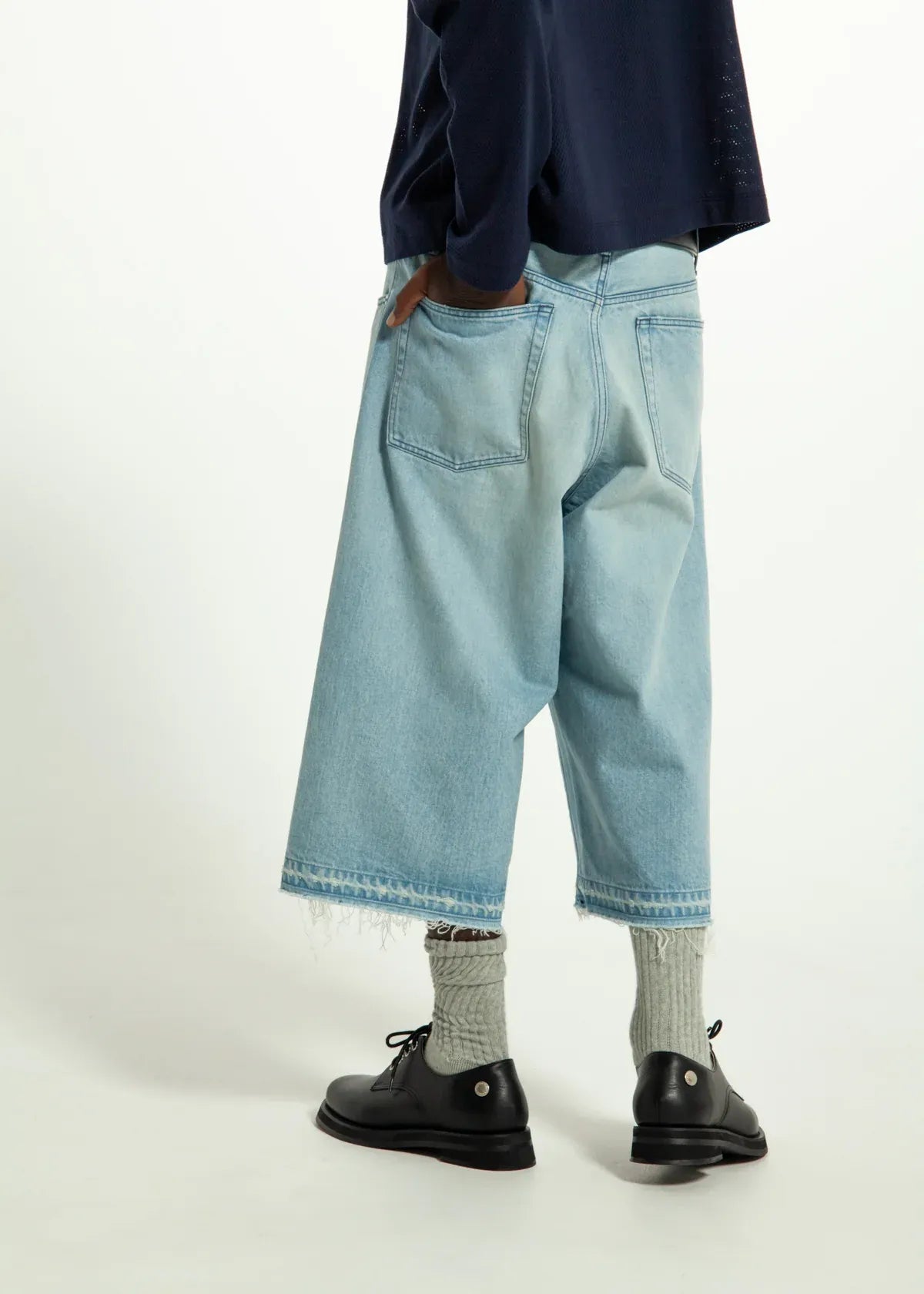 SimplyComplicated - BF SELVEDGE JORTS - VINTAGE INDIGO