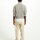 SimplyComplicated - V NECK LIGHT KNIT SWEATER - LT.GREY