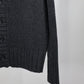 nakedgauge - COMFORT BLEND YARN JAPANESE BAND CARDIGAN - CHARCOAL