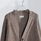 nakedgauge - COMFORT BLEND YARN JAPANESE BAND CARDIGAN - BROWN