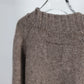 nakedgauge - COMFORT BLEND YARN JAPANESE BAND CARDIGAN - BROWN