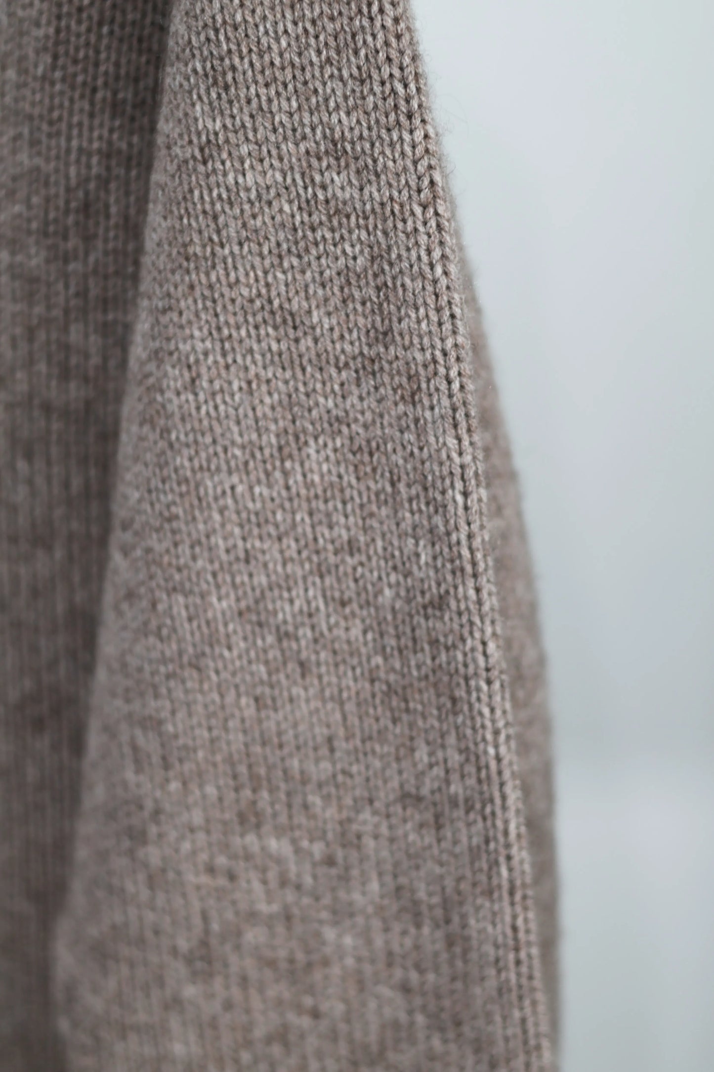 nakedgauge - COMFORT BLEND YARN JAPANESE BAND CARDIGAN - BROWN