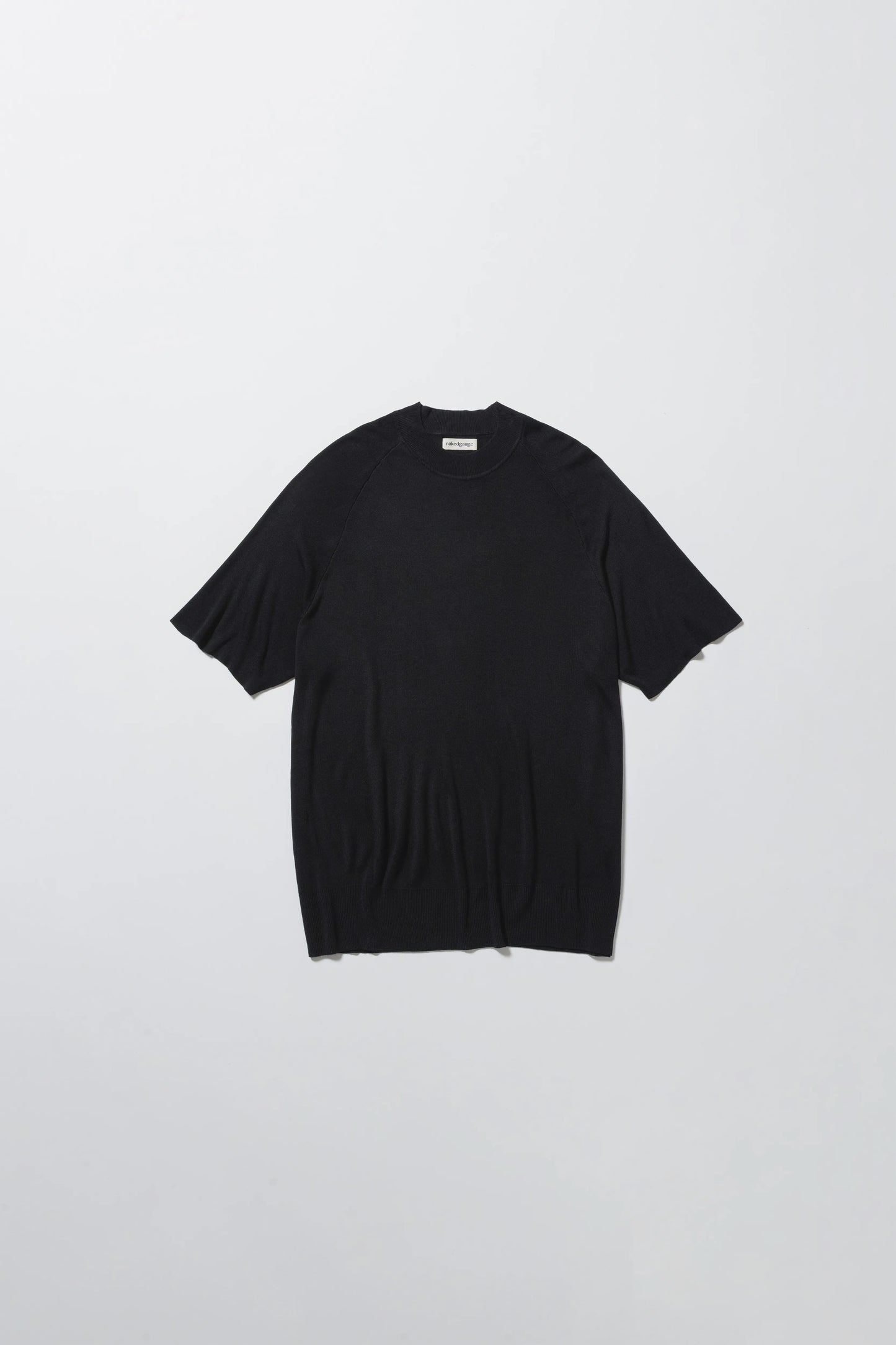 nakedgauge - RAGLAN CREW NECK SS - BLACK