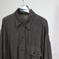 YLÈVE - VISCOSE LINEN SHIRT - CHARCOAL