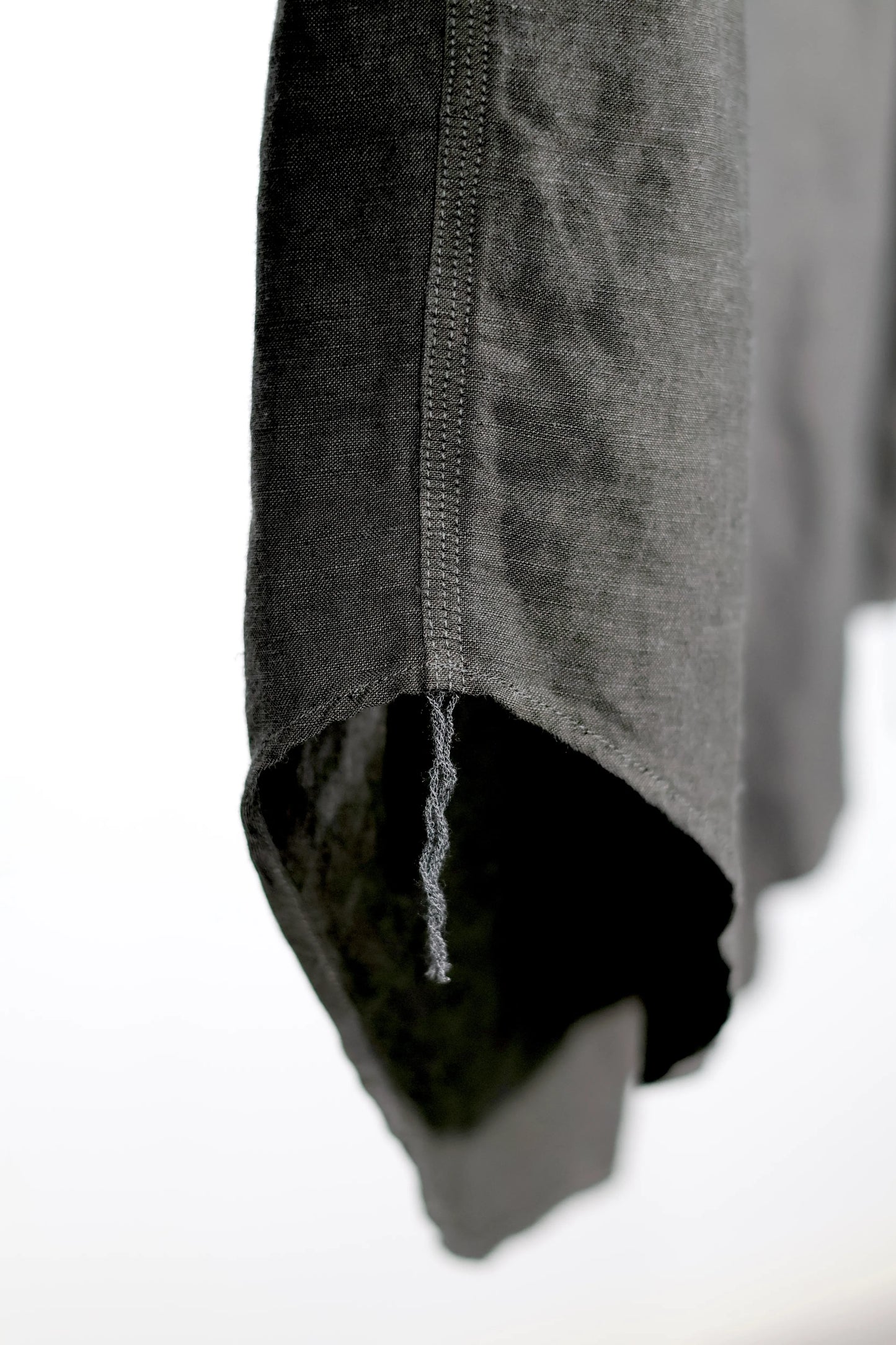 YLÈVE - VISCOSE LINEN SHIRT - CHARCOAL