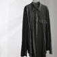 YLÈVE - VISCOSE LINEN SHIRT - CHARCOAL