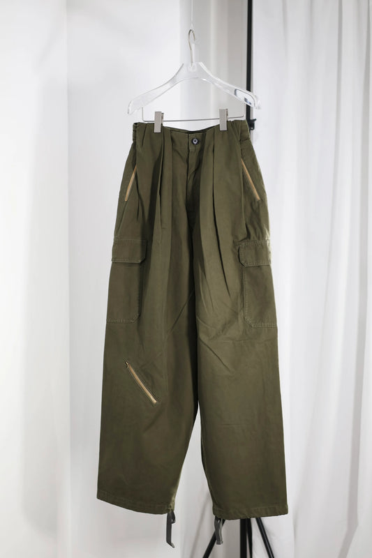 INSCRIRE - DUCK CARGO PANTS - KHAKI