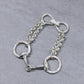 WAKAN SILVER SMITH - Horse bit bracelet L - SILVER