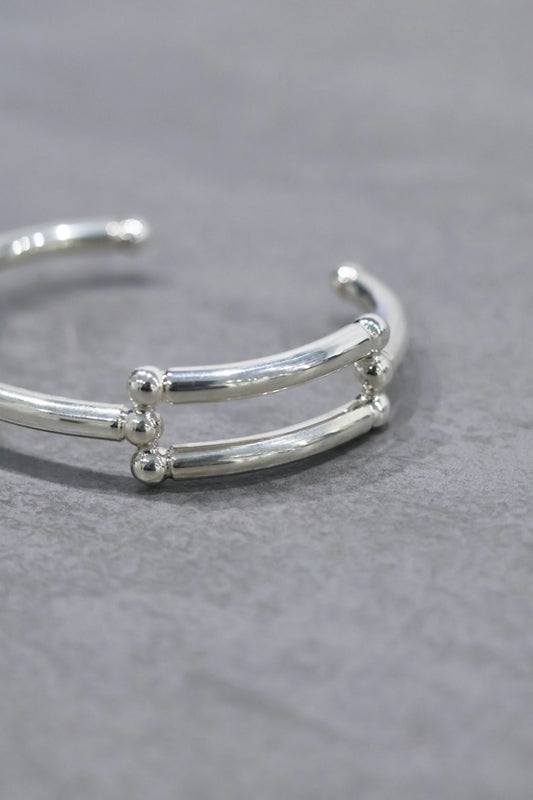 WAKAN SILVER SMITH - Breastplate Bangle - SILVER