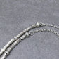 WAKAN SILVER SMITH - Horse shoe handmade beads necklace - SILVER
