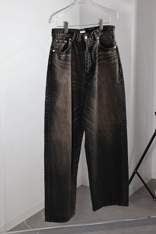 INSCRIRE - Baggy 5 Pocket - BLACK USED