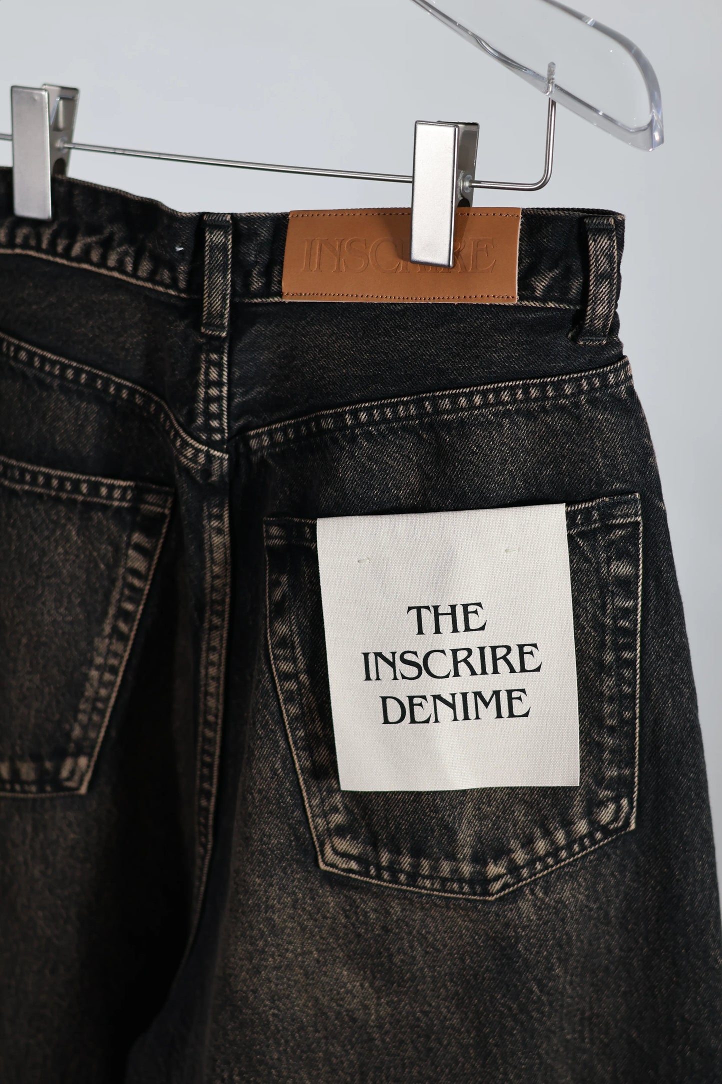INSCRIRE - Baggy 5 Pocket - BLACK USED