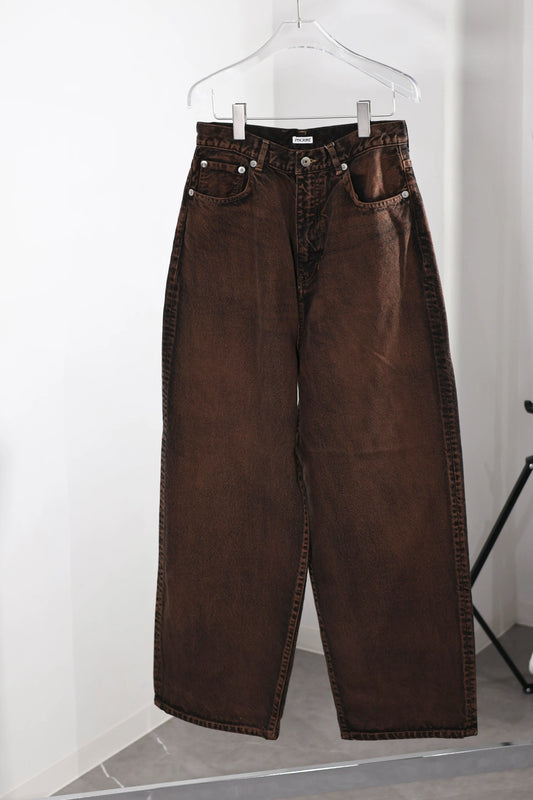 INSCRIRE - Baggy 5 Pocket - RED BROWN USED