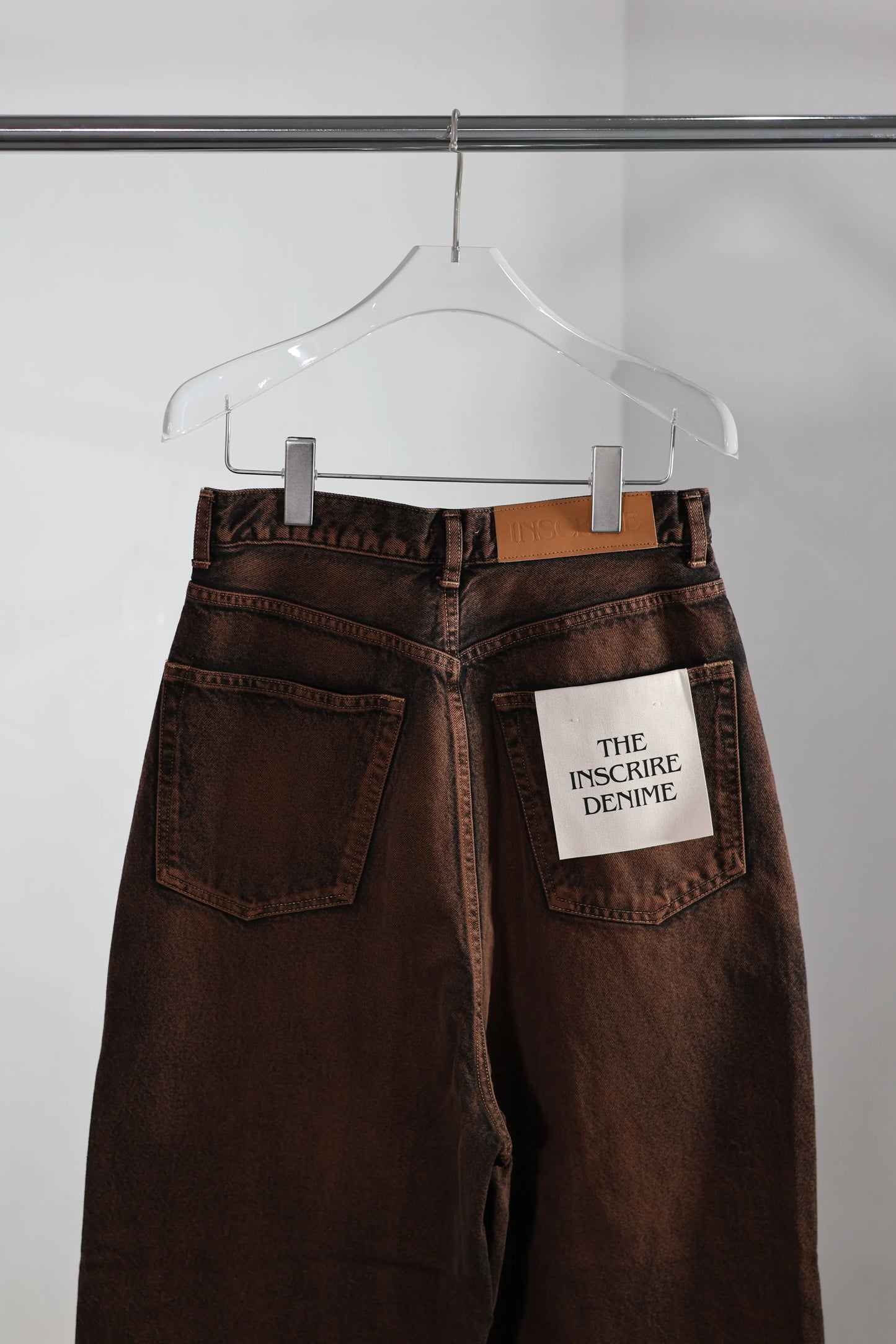 INSCRIRE - Baggy 5 Pocket - RED BROWN USED