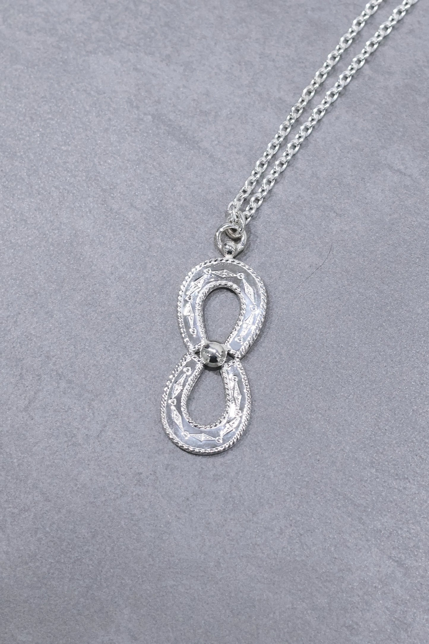 WAKAN SILVER SIMITH - Spirit Horseshoe necklace (double) - SILVER