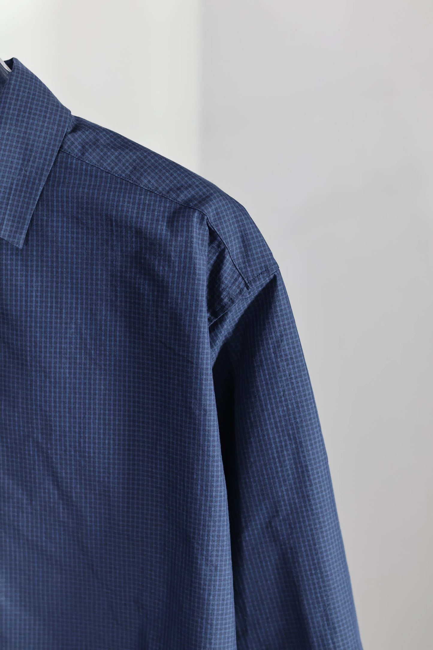INSCRIRE - Check Regular Shirt - BLUE