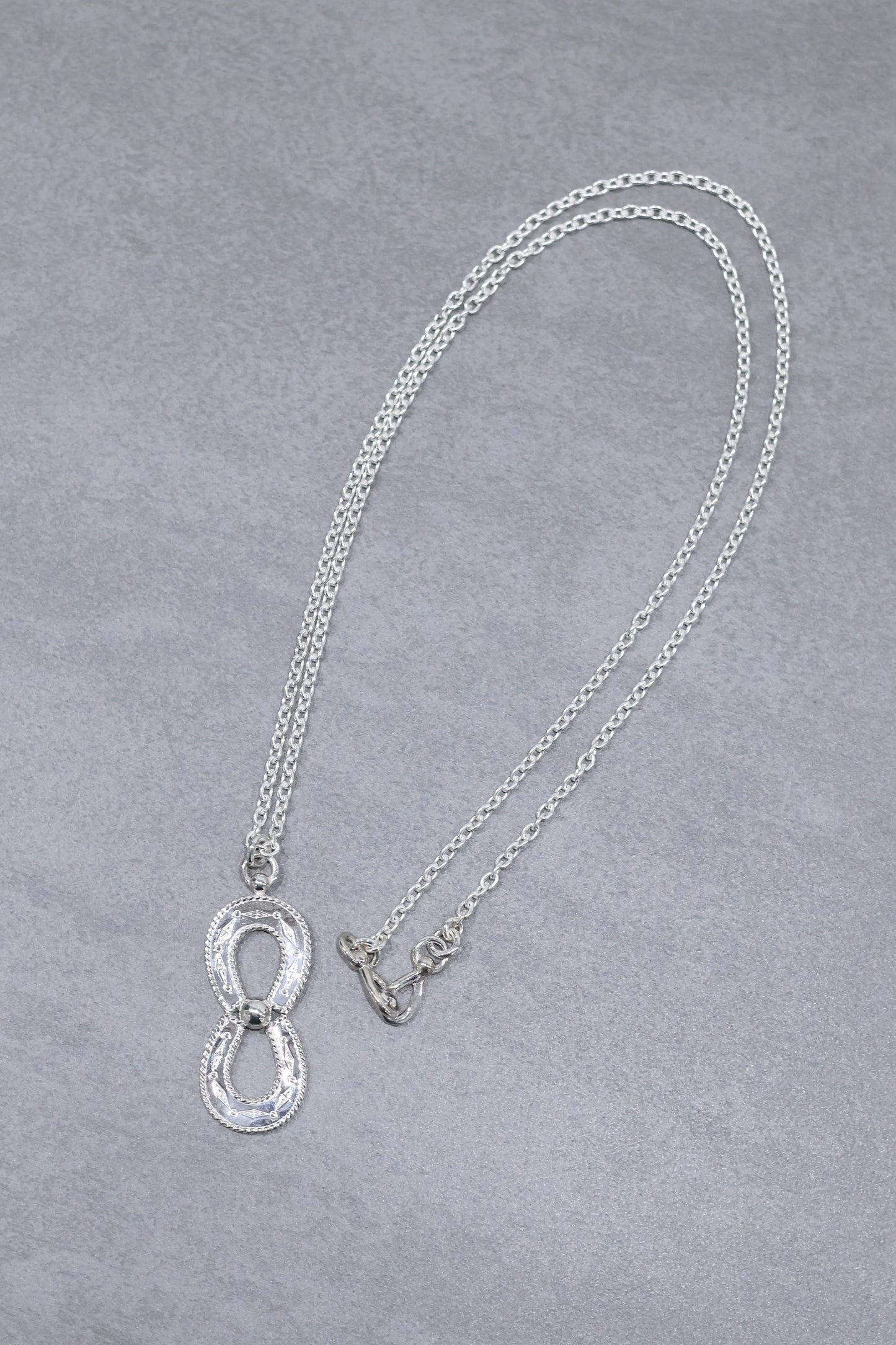 WAKAN SILVER SIMITH - Spirit Horseshoe necklace (double) - SILVER