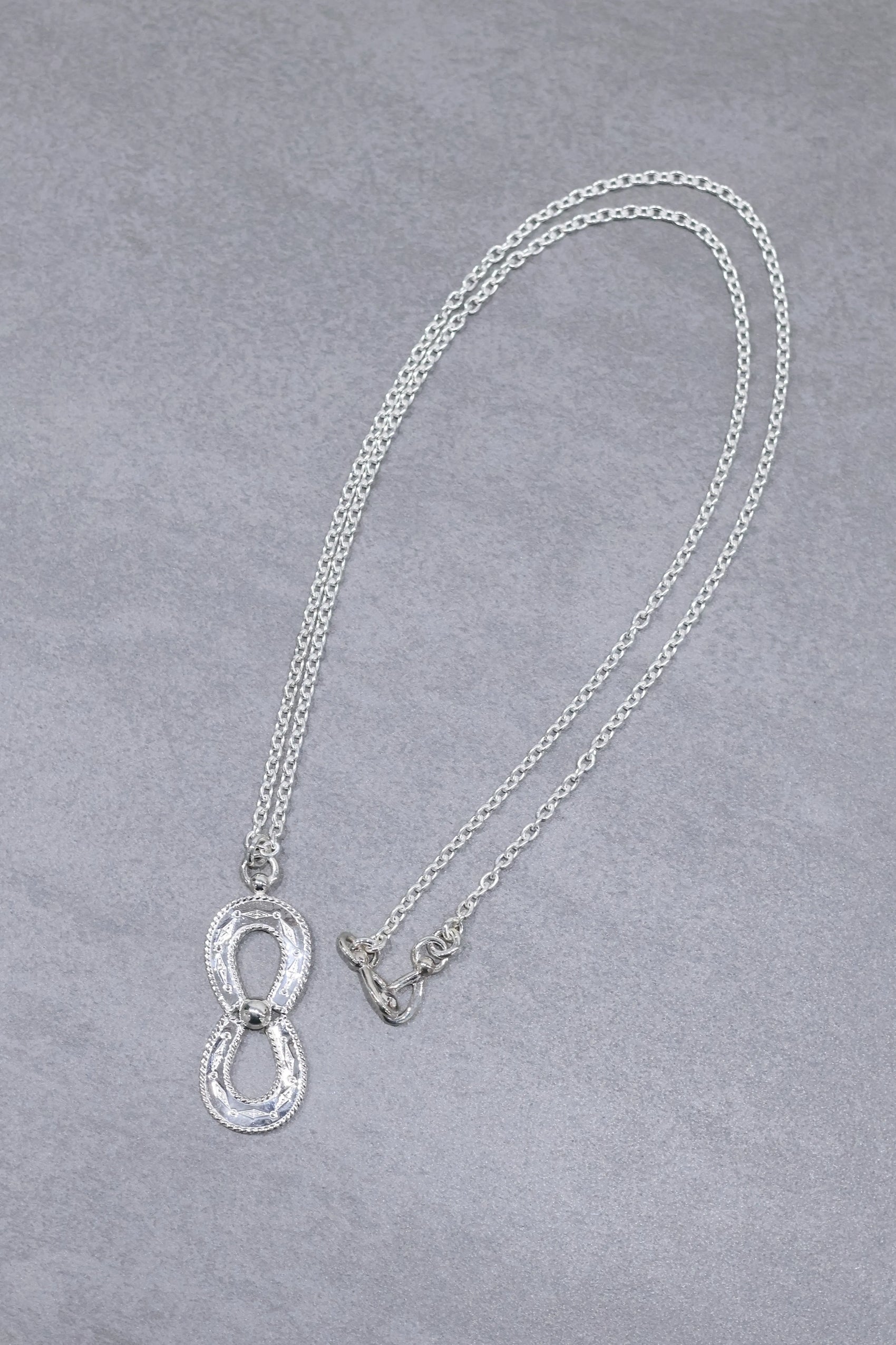 WAKAN SILVER SIMITH - Spirit Horseshoe necklace (double) - SILVER