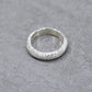 WAKAN SILVER SMITH - Arabesque half round ring S - SILVER