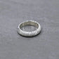 WAKAN SILVER SMITH - Arabesque half round ring S - SILVER
