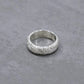 WAKAN SILVER SMITH - Arabesque half round ring M - SILVER
