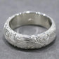 WAKAN SILVER SMITH - Arabesque half round ring M - SILVER
