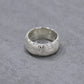 WAKAN SILVER SMITH - Arabesque half round ring L - SILVER