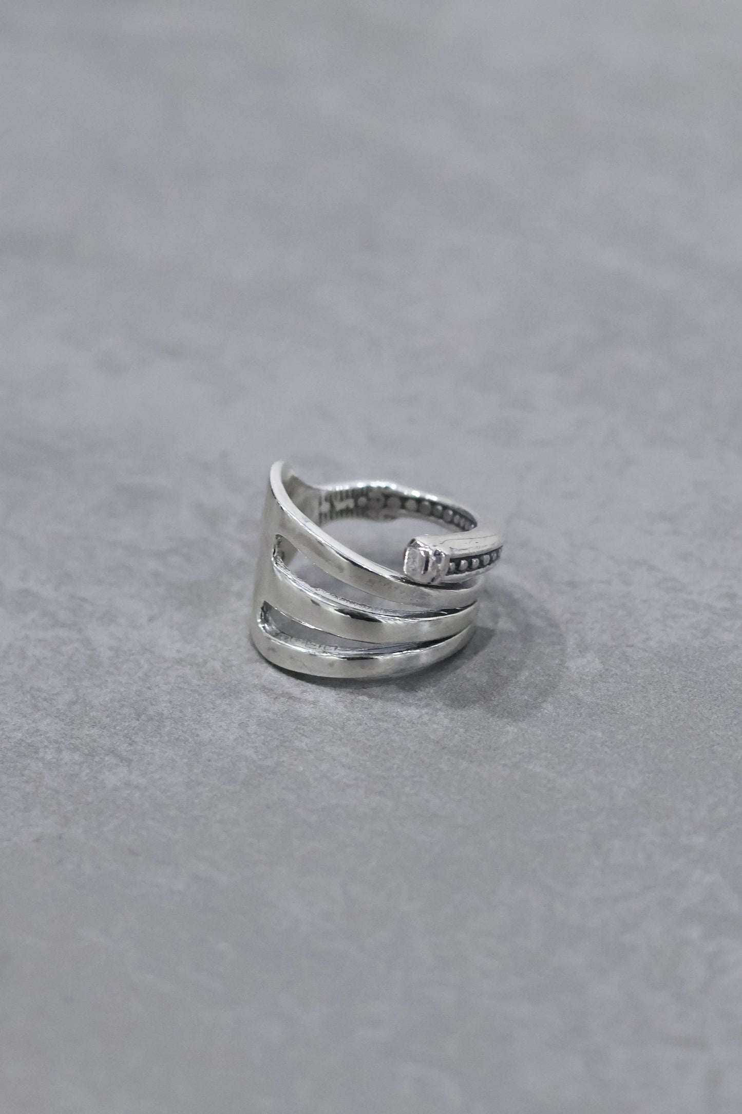 WAKAN SILVER SMITH - Cutlery fork ring S - SILVER