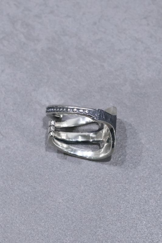 WAKAN SILVER SMITH - Cutlery fork ring S - SILVER