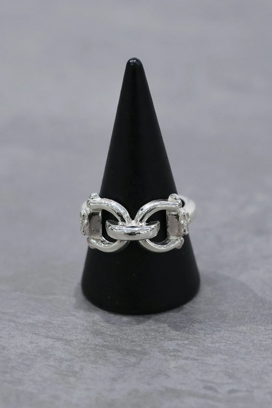 WAKAN SILVER SMITH - Horse bit ring - SILVER