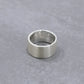 WAKAN SILVER SMITH - 12mm Matte ring  - SILVER